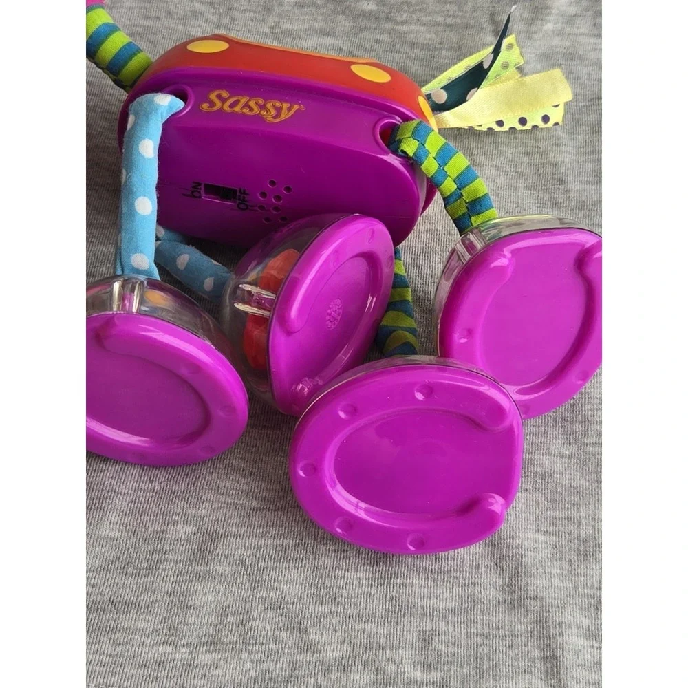 VTG Sassy Musical Horse Baby Toy Sensory Activity Rattle Galloping Sound WORKS